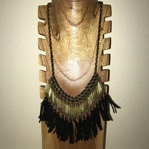 Fringey necklace